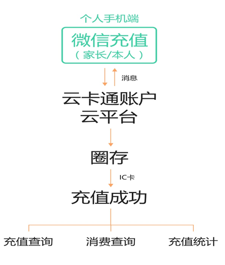 云卡通充值流程示意圖